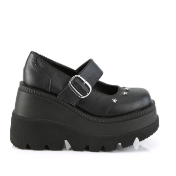 Demonia Cult SHAKER-23 Blk Vegan Leather