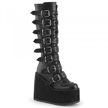 Demonia Cult SWING-815 Blk Vegan Leather