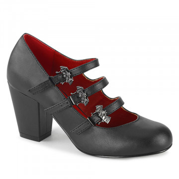 Demonia Cult VIVIKA-38 Blk Vegan Leather