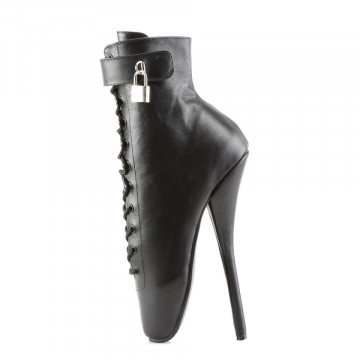 Devious BALLET-1025 Blk Leather