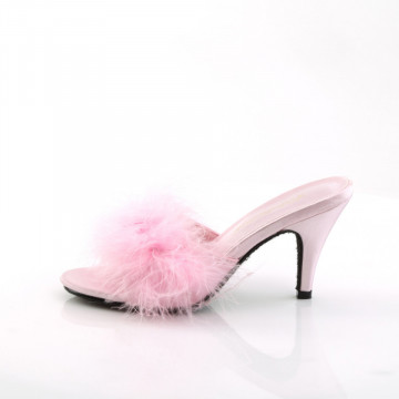 Fabulicious AMOUR-03 B. Pink Pu-Fur