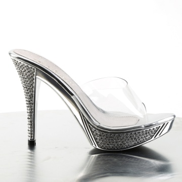 Fabulicious ELEGANT-401 Clr/Slv Chrome