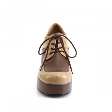 Funtasma JAZZ-06 Tan-Brown Pu