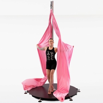 LUPIT Tessuto Lupit Aerial silk for stage, Stage rosa 7m