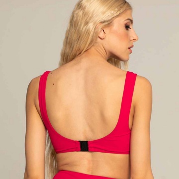 top red pole dance e mare ribbed