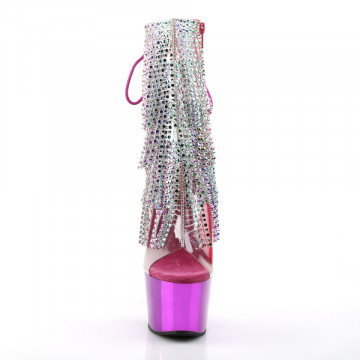 Pleaser ADORE-1017RSF Clr-Multi/Fuchsia Chrome