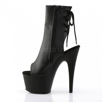 Pleaser ADORE-1018 Blk Faux Leather/Blk Matte