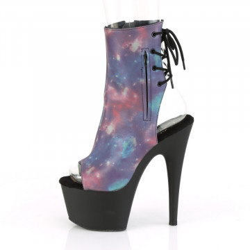 Pleaser ADORE-1018REFL Purple-Blue Reflective/Blk Matte