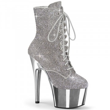 Pleaser ADORE-1020CHRS Slv RS/Slv Chrome