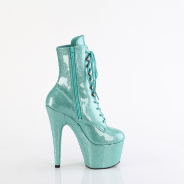 Pleaser ADORE-1020GP Aqua Glitter Pat/M