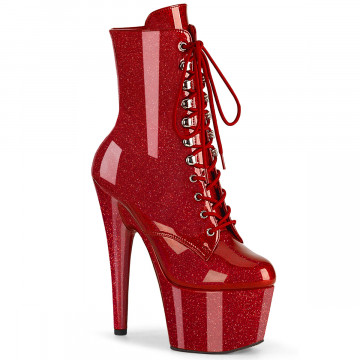 Pleaser ADORE-1020GP Ruby Red Glitter Pat/M