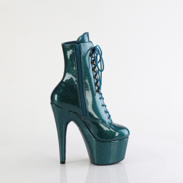 Pleaser ADORE-1020GP Teal Glitter Pat/M