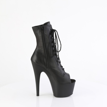 Pleaser ADORE-1021 Blk Leather/Blk Matte