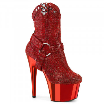 Pleaser ADORE-1029CHRS Red RS/Red Chrome