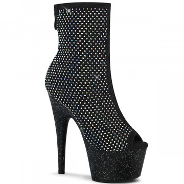Pleaser ADORE-1031GM Blk Fabric-RS Mesh/Blk Matte