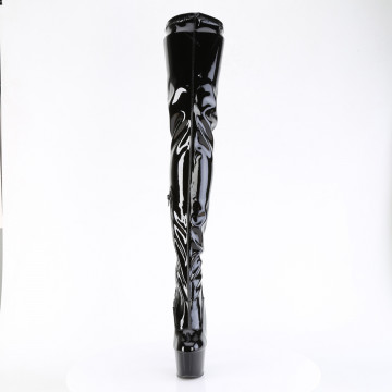 Pleaser ADORE-4000 Blk Str. Pat/Blk - Img 3