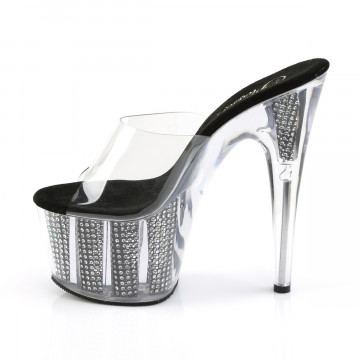 Pleaser ADORE-701SRS Clr/Blk SRS