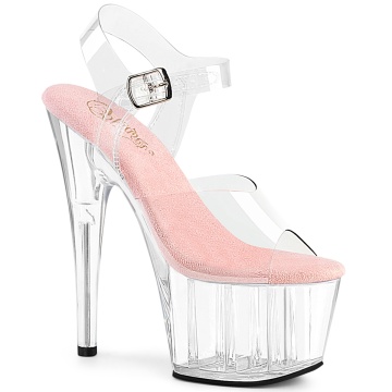 Pleaser ADORE-708 Clr-B. Pink/Clr