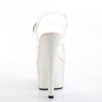 Pleaser ADORE-708HMG Clr/Opal Multi Glitter