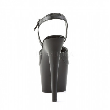 Pleaser ADORE-709 Blk Faux Leather/Blk Matte