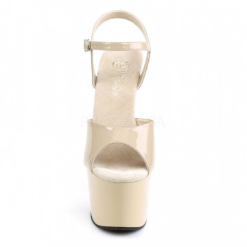 Pleaser ADORE-709 Cream Pat/ Cream