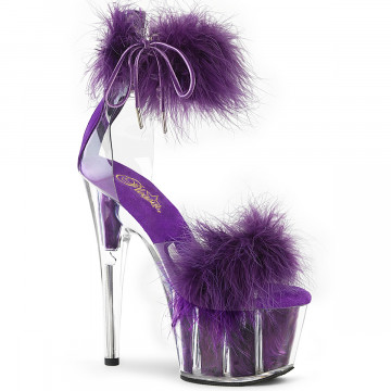 Pleaser ADORE-724F Clr-Purple Fur/M