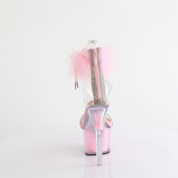Pleaser ADORE-727F Clr-B. Pink Fur/M