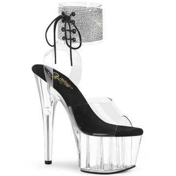 Pleaser ADORE-791-2RS Clr-Blk/Clr