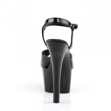 Pleaser ASPIRE-609 Blk Pat/Blk Subito 35eu