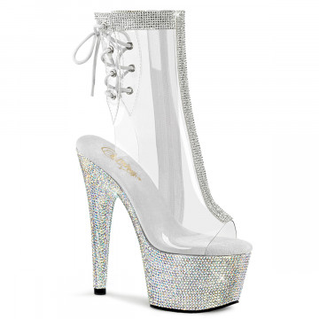 Pleaser BEJEWELED-1018C-2RS Clr/Slv RS