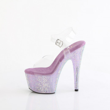 Pleaser BEJEWELED-708RRS Clr/Lavender RS
