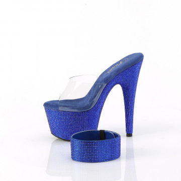 Pleaser BEJEWELED-712RS Clr/Royal Blue RS