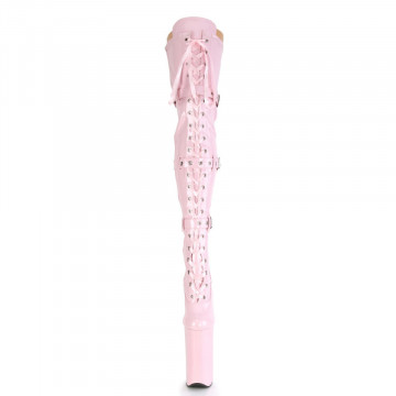 Pleaser BEYOND-3028 B. Pink Stretch Pat/B. Pink