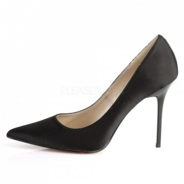Pleaser CLASSIQUE-20 Blk Satin