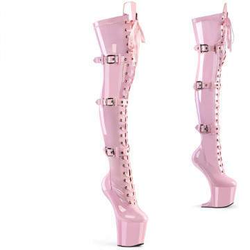 Pleaser CRAZE-3028 B. Pink Str. Pat/B. Pink