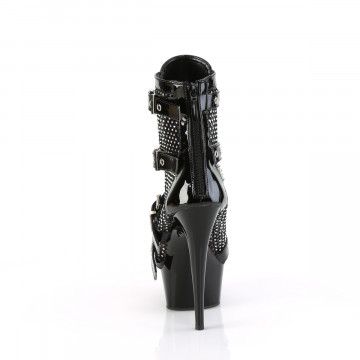 Pleaser DELIGHT-1013RM Blk Pat-RS Mesh/Blk