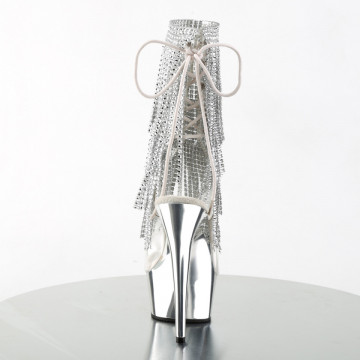 Pleaser DELIGHT-1017RSF Clr-Slv/Slv Chrome