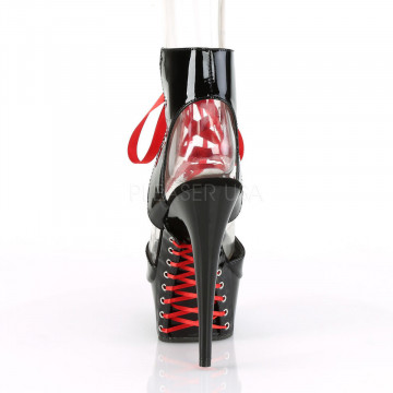Pleaser DELIGHT-600-14FH Blk Pat/Blk