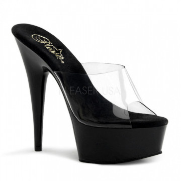 Pleaser DELIGHT-601 Clr/Blk
