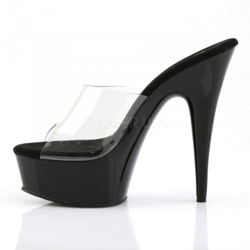 Pleaser DELIGHT-601 Clr/Blk