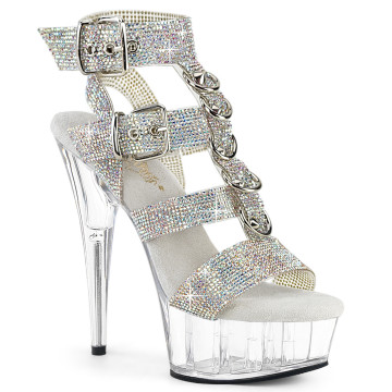 Pleaser DELIGHT-656RS Slv AB RS-TPU/Clr