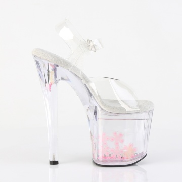 Pleaser ENCHANT-708AQUA-01 Clr/Clr-B. Pink
