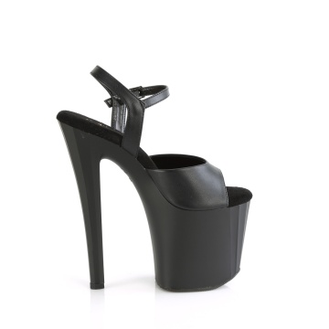 Pleaser ENCHANT-709 Blk Faux Leather/Blk Matte - Img 5