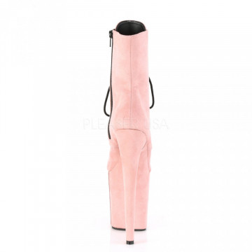 Pleaser FLAMINGO-1020FS B. Pink Faux Suede/B. Pink Faux Suede