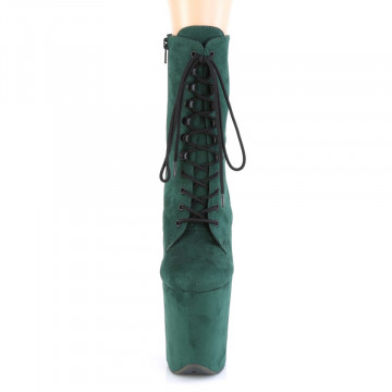 Pleaser FLAMINGO-1020FS Emerald Green F. Suede/Emerald Green F.Suede