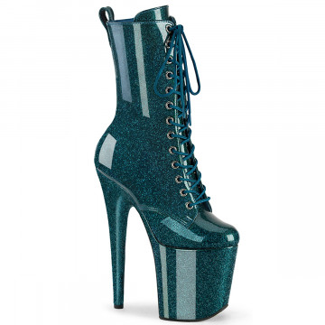 Pleaser FLAMINGO-1040GP Teal Glitter Pat/M