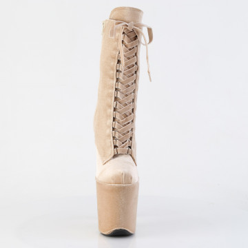 Pleaser FLAMINGO-1045VEL Cream Velvet/M