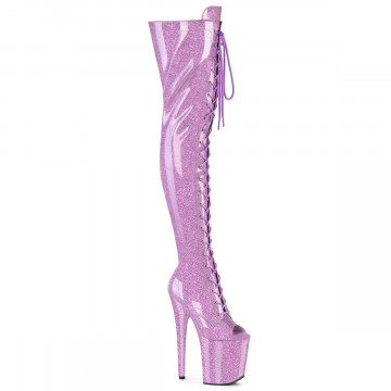 Pleaser FLAMINGO-3021GP Lilac Glitter Pat/M