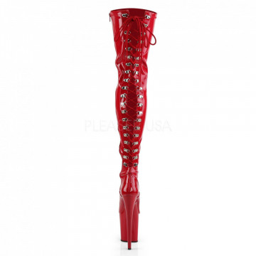 Pleaser FLAMINGO-3063 Red Str Pat/Red