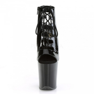 Pleaser FLAMINGO-800-20 Blk Pat/Blk